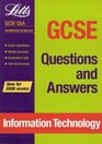 GCSE Questions and Answers Information Technology