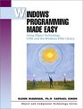 Windows Programming Made Easy Using Object Technology COM and the Windows Eiffel Library