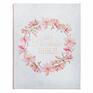 KJV Holy Bible My Promise Bible Hardcover w/Bible Tabs Coloring Stickers Ribbon Markers King James Version White/Pink Floral Wreath
