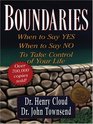 Boundaries: When to Say Yes, When to Say No, to Take Control of Your Life (Walker Large Print Books)