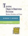 Testing ObjectOriented Systems Models Patterns and Tools