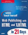 Sams Teach Yourself Web Publishing with HTML and XHTML in 21 Days Third Edition