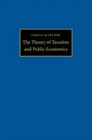 The Theory of Taxation and Public Economics