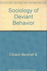 Sociology of deviant behavior