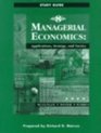 Managerial Economics Applications Strategy and Tactics