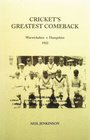Cricket's Greatest Comeback Warwickshire v Hampshire 1922