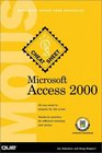 Microsoft Access 2000 MOUS Cheat Sheet