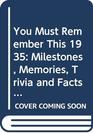 You Must Remember This 1935 Milestones Memories Trivia and Facts News Events Prominent Personalities and Sports Highlights of the Year