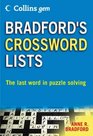 Bradford's Crossword Lists