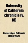 University of California Chronicle