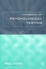 Handbook of Psychological Testing Second Edition