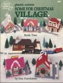 Plastic Canvas Home for Christmas Village