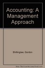 Accounting a management approach