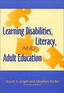 Learning Disabilities Literacy  Adult Education