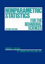 Nonparametric Statistics for The Behavioral Sciences