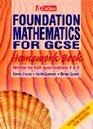 Foundation Mathematics for GCSE Homework Book for 2re