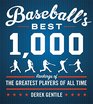 Baseball's Best 1000 Rankings of the Greatest Players of All Time