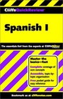 Cliffs Quick Review: Spanish I