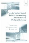Modernizing Social Policy