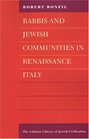 Rabbis and Jewish Communities in Renaissance Italy