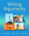 Writing Arguments A Rhetoric with Readings Brief Edition