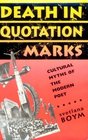 Death in Quotation Marks  Cultural Myths of the Modern Poet