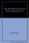 Wage Differentials between Men and Women Evidence from Cohort Studies