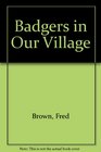 Badgers in Our Village