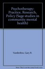 Psychotherapy Practice Research Policy