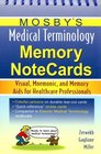 Mosby's Medical Terminology Memory NoteCards