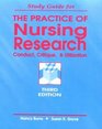Study Guide For The Practice Of Nursing Research Conduct Critique  Utilization