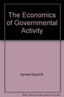 The economics of governmental activity