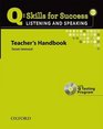 Q Skills for Success  Listening  Speaking 3 Teacher Book