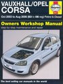 Vauxhall Opel Corsa Petrol and Diesel Service and Repair Manual 2003 to 2006