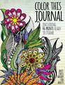 Color This Journal AntiStress Therapy for Adults