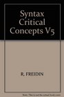 SyntaxCritical Concepts    V5