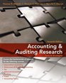 Accounting  Auditing Research Tools  Strategies