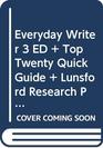 Everyday Writer 3e  Top Twenty Quick Guide  Lunsford Research Pack 20