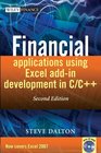 Financial Applications using Excel Addin Development in C/C