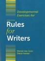Developmental Exercises for Rules for Writers