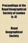 Proceedings of the Royal Geographical Society of London
