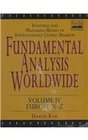 Fundamental Analysis Worldwide Investing and Managing Money in International Capital Markets Volumes 2  3 and 4