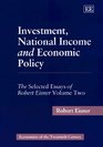 Investment National Income and Economic Policy