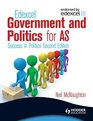 Edexcel Government  Politics in the Uk for As Success in Politics