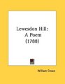 Lewesdon Hill A Poem