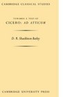 Towards a Text of Cicero 'Ad Atticum'