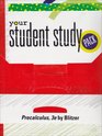 Blitzer Precalculus Student Study Pack 3RD Edition Soultions Manual/CDROM/ Tutor Center
