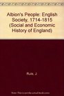 Albion's people English society 17141815