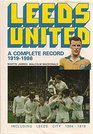 Leeds United A Complete Record 191986
