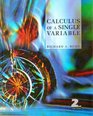 Calculus of a Single Variable